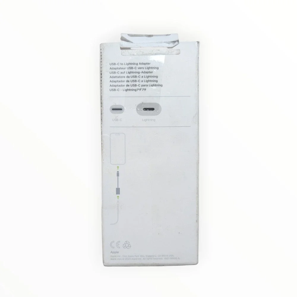 C1-O Apple USB-C to Lighting Adapter for Apple iPhone - White‎ (Open Box)